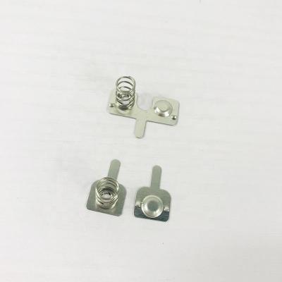 China Wholesale manufacturer battery copper AAA leaf spring contact toy connector can be used for 2 battery AAA 2 batteries for sale