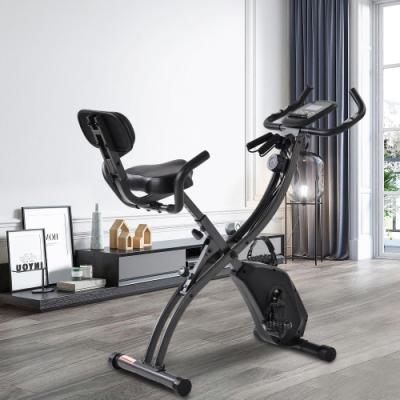 China USA Home Store Folding Exercise Bike - 8 Levels Resistance Adjustments With Four Expansion Degree for sale