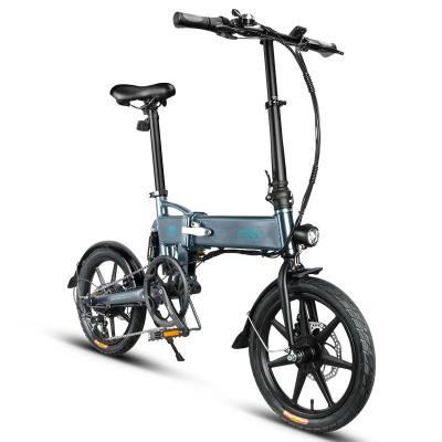 China FIIDO Cheap Adult D2S Folding 16 Inch Electric Bike e Bike Tires Max 25km/h Electric Bike for sale