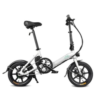 China Aluminum alloy UK/EU/USA in FIIDO D3 Pro Running Folding Electric Moped Bike 25km/h Max 14inch City Bike Three Riding Modes for sale