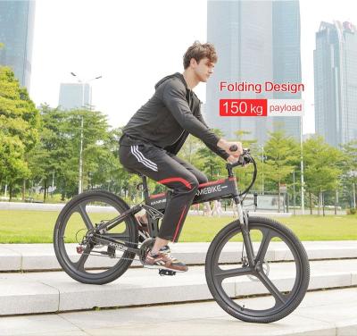 China Samebike LO26 Multifunctional Adult Electric City Scooter Folding Bike Good Quality EU Warehouse Electric Bike for sale