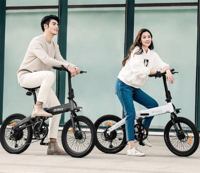 China Aluminum Alloy Free Shipping Xiaomi HIMO C20 Foldable Electric Bicycle 250W Motor 36V 10Ah Moped Battery Assisted Bicycle for sale