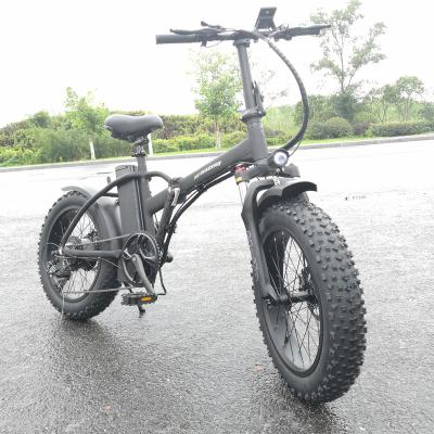 China Standard Super Power Folding Fat Tire Electric Bike 350W Full Suspension 48V Magnesium Motor Ebike for sale