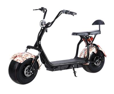 China EEC COC seev citycoco 2000w 3000w unisex electric scooter with fat bike tire for sale