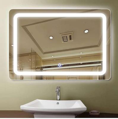 China ETL IP44 Hotel LED Frameless Illuminated Waterproof Mirror LED Lighting Bathroom Mirror for sale