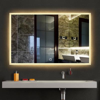 China High Quality Illuminated Bathroom LED Frameless Smart Vanity Mirror for sale