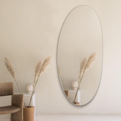 China Traditional High Quality Nordic Simple Frameless Decorative Wall Mounted Irregular Mirror With Beveled Edge for sale