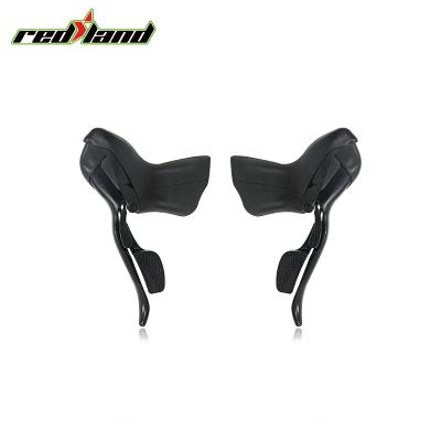 China Newest Design Road Bike Road Bike 7 Speed ​​Clutch Set OEM Color Brake Levers Bicycle Derailleur Parts for sale