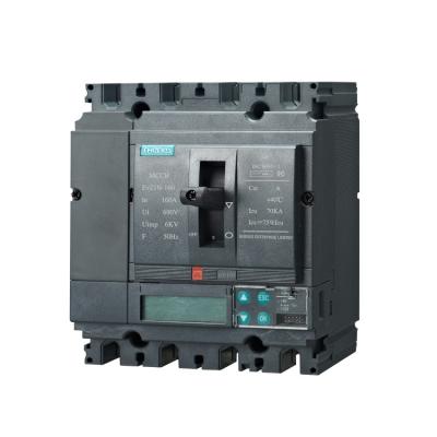 China Distribution China Factory LCD Display 4p Mccb 160a Molded Case Circuit Breaker for sale