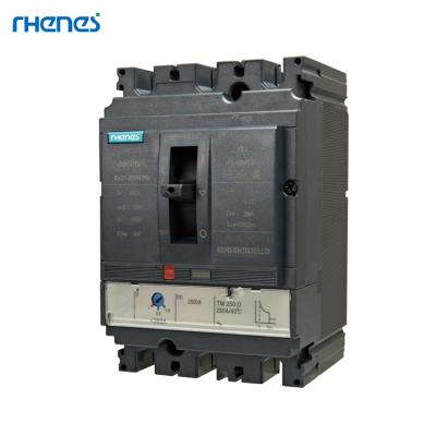 China Reliable Electrical Distribution New Design 25ka 3p 4p 250A DC Mccb for sale