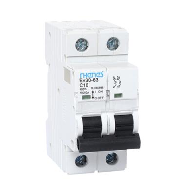 China RHENES Electric Circuit Breaker Types OEM MCB Rating 1A 2A 3A 4A 6A 10A 13A 15A 20A 25A 30A 32A 40A 50A 60A 63A 10KA for sale