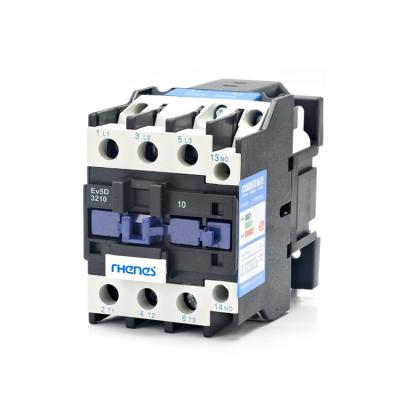 China CE Certified RHENES AC LC1 Electric Magnetic Contactor 3P 32A Contactor Ev5D-3210 for sale