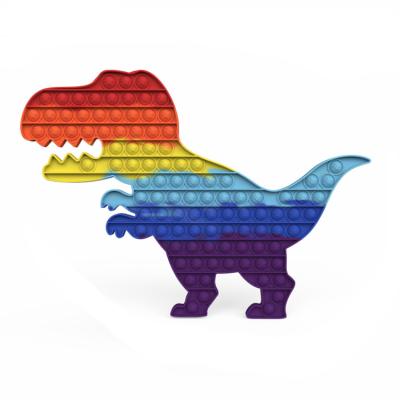 China Factory Price Large Size Rainbow Relaxing Worry Board Dinosaur Busy Person Toy For Kids for sale