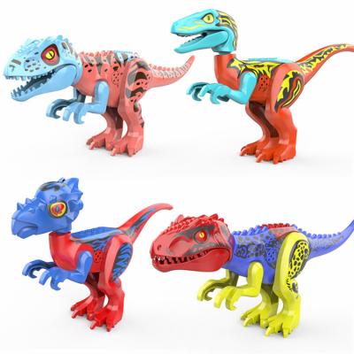 China Game Of Manufacture Price Building Blocks Dinosaur Multicolor Cute Simple Assembling Toy for sale