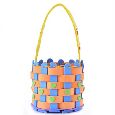 China Improve intelligence 2021 new style 3D EVA Material Assemble Basket Jigsaw Puzzle Toy For Kids Improve Intelligence for sale