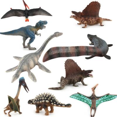 China Plastic Solid Realistic 3D Dinosaur Play Toys Model All Design Dinosaur Set Animal Kid Toy For Playing Decoration for sale