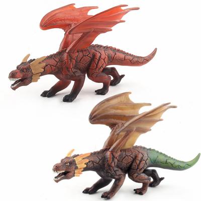 China Playing Promotion Funny Children The Other Decoration Solid Magic Dinosaur Toys Plastic Dragon Model Kits With Fast Delivery for sale