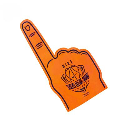 China Event Customized Design Promotion EVA Foam Cheering Hands Price Foam Fingers For Event for sale