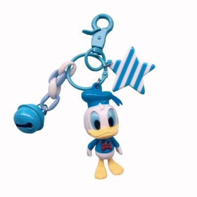 China Donald Duck Figures Tiny Key Chain Game Factory Price Cartoon Series Mini Action Figures for sale