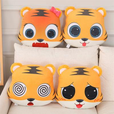 China Stress Relieve MR001 Tiger Pillow Cute Ragdoll Plush Creative High Quality Customizable Toy Office Plush Toy for sale