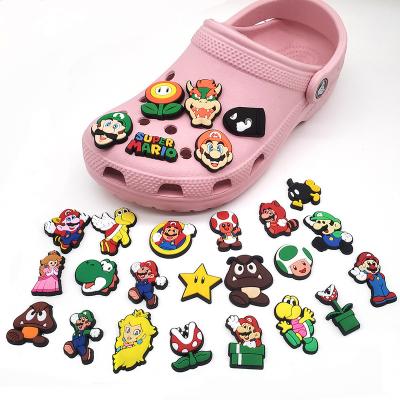 China Wholesale Custom Designer Customized PVC Shoe Flower 50 Sets Mixed Anime Clog Charm 2023 Fang Charms Shoes Clog for sale