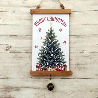 China High Quality Mordern Merry Christmas Factory Wall Art Canvas Artwork Wall Hanging Poster Hanger Frame for sale