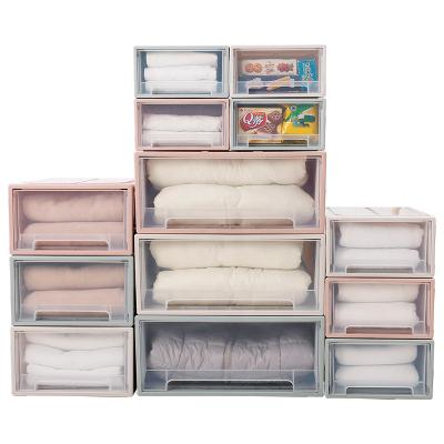 China Europe OEM/ODM 38L Plastic Storage Drawers Toy Organizer Container Transparent Shoe Box Display Storage Case Home Box And Bins With Lid for sale