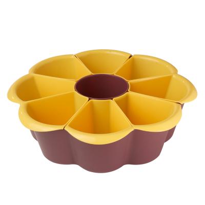 China 2021 Viable New Detachable Plastic Basket Kitchen Use Fruit Container Vegetable Storage Basket for sale