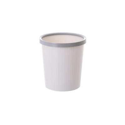 China Simple design without exaggeration small plastic bathroom set cheap and custom trash can for sale