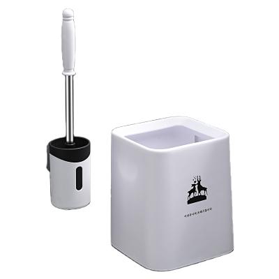 China Modern New Effective Suspension Toilet Brush Bathroom Cleaner With Holder Set for sale