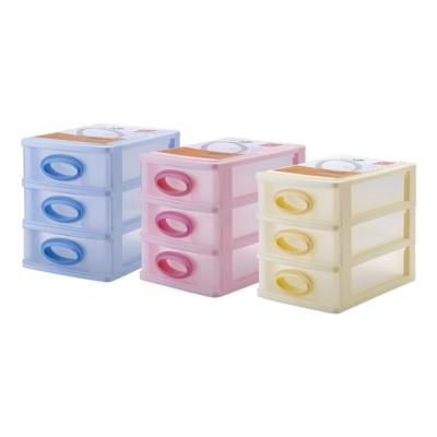 China Small Multi Layer Plastic Drawer Modern Office Organizer Household Compartment Household Debris Desktop Storage Cabinet for sale