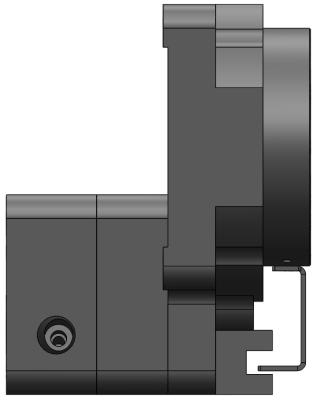 China Factory Made Cavity Gearbox Platform Servo Motor Rotating Rotary Table For CNC Cutting Machine QHR-060-01 for sale