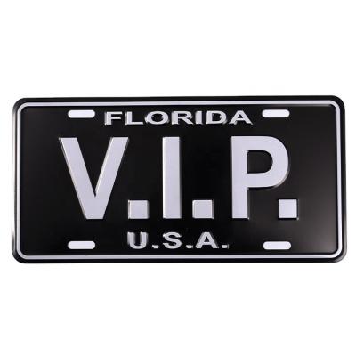 China Decoration Factory License Plate Plates Custom Car Aluminum Number Sheet Metal License Plate for sale