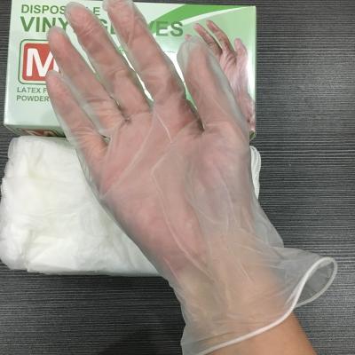 China Comfortable Cheap Stock-Disposable Vinyl Powder Free Latex Gloves Price Food Grade Non Working Clean PVC Gloves for sale