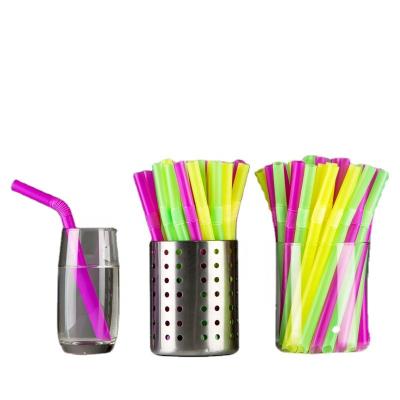 China Disposable Sanitary Straws Disposable Customized pp Plastic For Coffee Milk Tea Shop Custom Drinking Straws pp for sale