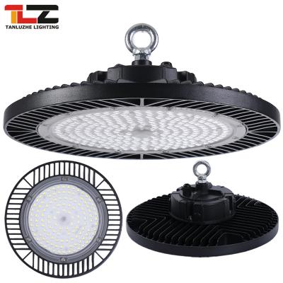 China Warehouse Factory Price High Lumen IP65 100W 150W 200W 250W Aluminum Industrial Lamp For Warehouse Workshop UFO LED High Bay Light Fixture for sale