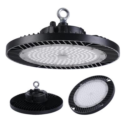 China SKD Commercial Warehouse Lighting Commercial UFO Lamp Lighting Fixture High Bay Light LED Black IP65 Location / 30000 120 100 Residential And Commercial for sale