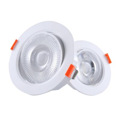 China New Modern Design Rotatable Ultra Thin 7w Led Downlight DOB Fixture 1000 Lumen Led Downlights for sale