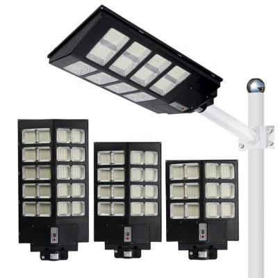 China ROAD IP65 360W 480W 600W Outdoor Waterproof Remote Control Solar Street Light ABS SMD Solar Street Light All In One LED Solar Street Light for sale