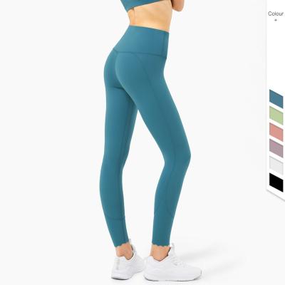 China Breathable High Waist Tummy Control Squat Proof Lift Up Seamless Running Gym Workout Ankle Length Leggings Women Fitness for sale