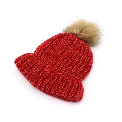 China Medium Women's Baby Beanie Hat Turban Bow Knitted Winter Gloves for sale