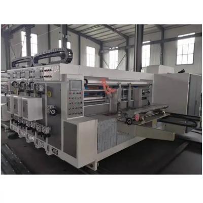 China Cardboard Box Printing Making Support Custom High Quality Two Color Cardboard Printing Material Slotting Die Cutting Machine for sale