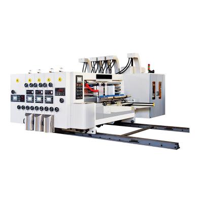 China Corrugated Cardboard Printing Slotter Machine Electric Automated Adjustable 360 ​​Degree Flexo Medium Speed ​​Ink Printing Creasing Equipment Machine for sale