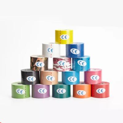 China Sports protection factory wholesale waterproof kt elastic strapping custom logo sports kinesiology tape for sale