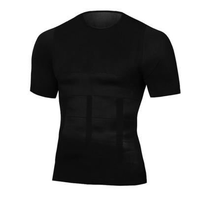 China Men's Posture Vest Men's Fat Vest Abdomen Corrector Male Shaper Compression Body Shaper Belly Burner Chest Belly Shirt Diet Corset for sale