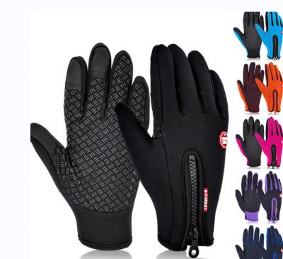 China Full Finger Gloves Breathable Non-slip Cycling Road Bike MTB Sports Riding Gloves Winter Gloves Touch Screen for sale