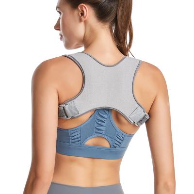 China Hot Selling Amazon Lumbar Back Braces Spine Therapy Shoulder Brace Back Support Belt Adjustable Posture Corrector for sale