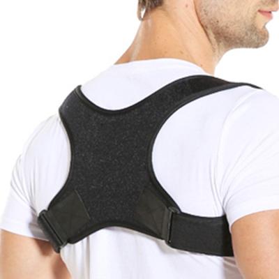 China Gray Color Adjustable Back Brace Straightener Humpback Scoliosis Correction Belt Posture Corrector Lumbar Back Braces Posture for sale