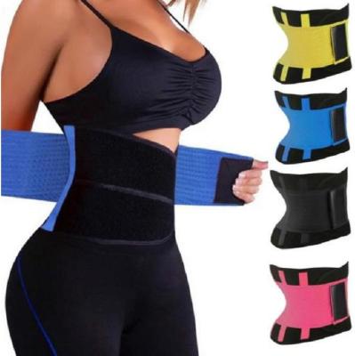 China Wholesale Amazon Adjustable Breathable Hot Selling Elasticity Waist Trimmer Belt Compression Waist Trainer Power Belt for sale