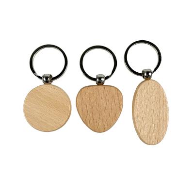 China Eco-Freindly Sale Exquisite Creative Pine Various Color Natural Pearl Engraved Custom Made Wooden Key Chain Bracelet for sale